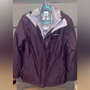 Columbia Purple Interchange Jacket